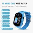 4G Kids Smart Watch GPS LBS Video Call SOS Call WIFI Tracking Device Color Black