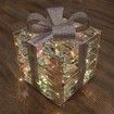 Set of 3 Christmas Light Gift Boxes Decorations LED Light Up AAA Battery Power Tree Ornament Indoor Outdoor Holiday Party Home Yard Size 15CM 20CM 25CM