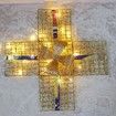 Set of 3 Christmas Light Gift Boxes Decorations LED Light Up AAA Battery Power Tree Ornament Indoor Outdoor Holiday Party Home Yard Size 15CM 20CM 25CM