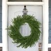 2 Pcs Artificial Norfolk Pine Garlands,Real Touch Winter Pine Garland, Green Artificial Greenery Garland for Table,Mantle,Wall,Indoor,Outdoor Christmas Decorations (1.8M/6 FT)