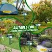 Ultrasonic Cat Deterrent,Solar Powered Cat Deterrent Device with Flashing Light,Cat Deterrent Device with Motion Sensor,Outdoor Solar Device