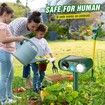 Ultrasonic Cat Deterrent,Solar Powered Cat Deterrent Device with Flashing Light,Cat Deterrent Device with Motion Sensor,Outdoor Solar Device