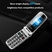 4G Volte Flip Mobile Phones Unlocked for Seniors,Big Buttons Cell Phone for Elderly Kids,Clear Sound,SOS Button,Talking Numbers G3 Grey