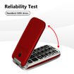 4G Volte Flip Mobile Phones Unlocked for Seniors,Big Buttons Cell Phone for Elderly Kids,Clear Sound,SOS Button,Talking Numbers G3 Red