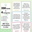 200 Conversation Cards Get to Know Parents and Grandparents for Family Game Night with Curated Question Cards Family Fun Icebreaker
