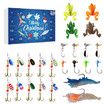 Fishing Advent Calendar 2024, Fishing Lure Advent Calendar Countdown, 24 Days Fishing Lures Set For Fishers Men Teen Boys Surprise
