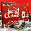 Fishing Advent Calendar 2024, 24 Days of Christmas Countdown Calendar with Fishing Lures Set for Fisher Men Teen Boys, Red
