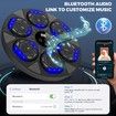 Music Boxing Machine,Home Wall-Mounted Training Gear with Gloves,Boxing Training Punching Equipment with Blutooth,Fitness and Reflex Improvement