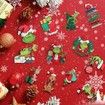 Christmas Ornaments Grinchs 24PCS Tree Decorations Wooden Hanging Cute Home Party Indoor Festive Holiday Craft