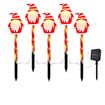 5 Pack LED Christmas Solar Power Ground Stake Outdoor Pathway Party Supply Waterproof Solar IP65 Christmas