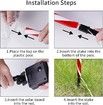 Solar Christmas LED Stake 5PCS Outdoor Pathway Lighting Party Decoration Waterproof Garden Ground Energy Saving IP65 Festive