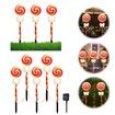 5 Pack LED Christmas Solar Power Ground Stake Outdoor Supply Waterproof Solar IP65 Christmas