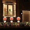 5 Pack LED Christmas Solar Power Ground Stake Outdoor Supply Waterproof Solar IP65 Christmas