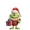 12pcs Christmas Tree Grinch Baby Acrylic Pendant Funny Green Accessories Christmas Pendants Hanging