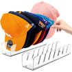2Pcs Hat Stand for Baseball Caps, Clear Acrylic Hat Holder for 14 Baseball Caps