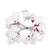 Christmas Decorative Lights Snowman String Lights Battery Operated Copper Wire Light for Christmas Tree Xmas Party Garden Patio
