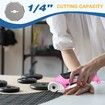 Electric Scissors Cordless Cardboard Cutter Safety Lock 4.2V Mini Rechargeable Rotary Leather Felt Rug Box Crafting Pink