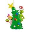 Acrylic Pendant Grinch Tree Christmas 16pcs Funny Green Hanging Accessories Festive Ornaments Holiday Decor