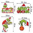 Christmas Door Sign Thief Stole Hanging Decor for Indoor Outdoor Holiday Tree and Wall