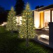 180cm Christmas Tree LED Artificial Plant Fairy 125 Lights Xmas Decoration Outdoor Indoor Ornaments Imitation Fake Faux Green House Plants