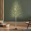 LED Artificial Christmas Tree Fairy 650 Lights Xmas Decoration Ornaments Indoor Outdoor 210cm Imitation Fake Plant Faux Coconut Palm Leaves