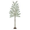 LED Artificial Christmas Tree Fairy 650 Lights Xmas Decoration Ornaments Indoor Outdoor 210cm Imitation Fake Plant Faux Coconut Palm Leaves