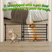 Pet Dog Safety Gate Cat Fence Enclosure Safe Guard Doorway Stairs Security Barrier Retractable Puppy Low Containment Fencing 60 to 108cm