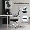 Ergonomic Mesh Office Chair Computer Desk Armchair Adjustable High Back Swivel Executive Work Gamer Modern Comfortable Seating Black White