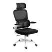 Ergonomic Mesh Office Chair Computer Desk Armchair Adjustable High Back Swivel Executive Work Gamer Modern Comfortable Seating Black White