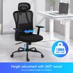 Ergonomic Mesh Office Chair Black Desk Computer Armchair Swivel Adjustable High Back Executive Gamer Work Comfortable Seating