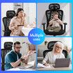 Ergonomic Mesh Office Chair Black Desk Computer Armchair Swivel Adjustable High Back Executive Gamer Work Comfortable Seating