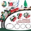 Christmas Village Set Battery Operated Christmas Tree Decoration Train Set