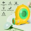 550W Electric Air Pump Blower Portable Inflator Fan for Inflatable Jumping Castle Bounce House Bouncy Airbed Sofa Slide Bouncer