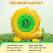 550W Electric Air Pump Blower Portable Inflator Fan for Inflatable Jumping Castle Bounce House Bouncy Airbed Sofa Slide Bouncer