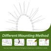 40pcs Anti Bird Spike Kit Deterrent Repellent Pigeon Pest Control Fence Humane Steel Prevention Arrows PC Bases