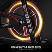 Genki Exercise Bike Stationary Spin Bicycle Indoor Cycling Trainer Home Gym Workout Pedal Training Exerciser Machine Adjustable Resistance LCD Monitor