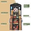 Wrapping Paper Storage,Gift Wrap Organizer Holder Double Sided Hanging Gift Bag Storage Organizer,Black