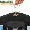 Wrapping Paper Storage,Gift Wrap Organizer Holder Double Sided Hanging Gift Bag Storage Organizer,Black