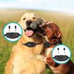 Rechargeable Dog Electric Training Collar with Remote for Small Medium Large Dogs with Beep, Vibration, Safe Shock Modes (Black)