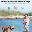 Rechargeable Dog Electric Training Collar with Remote for Small Medium Large Dogs with Beep, Vibration, Safe Shock Modes (Black)
