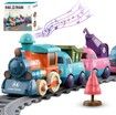 Electric Train Toys Set for Kids Ages 4+ Years Old, Train Toys with Tracks, Battery Powered Play Set Toy with Light and Sounds