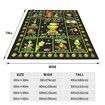 Christmas Grinch Blanket Flannel with Cartoon Anime Pattern Soft Throw Blanket for Couch,Sofa-150*200cm