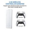 20000+ Games Retro Console 64G 4K Retro Handheld Video Game Console Wireless Gamepads 23+ Simulators Game Stick