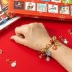 Christmas Advent Calendar Bracelets 24 Days Xmas Charm Bracelets, Stocking Stuffer Gifts Idea, DIY Jewelry Making Kit