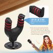 Guitar Wall Mount Holder Ukulele Hanger Mandolin Musical String Instrument Display Hanging Hook System Black