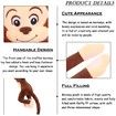 90cm Hanging Monkey Stuffed Animals Plush Brown Cute Monkey Toy