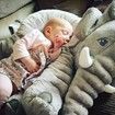 60cm Elephant Stuffed Plush Toys Chirstmas Short-pile plush Birthday Valentines Kids Gift