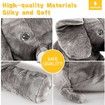 60cm Elephant Stuffed Plush Toys Chirstmas Short-pile plush Birthday Valentines Kids Gift