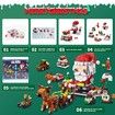 Advent Calendar 2024 Christmas Building Toy Set for Kids 12 Days Building Blocks Toys Holiday Countdown Calendars