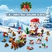 Advent Calendar 2024 Christmas Building Toy Set for Kids 12 Days Building Blocks Toys Holiday Countdown Calendars
